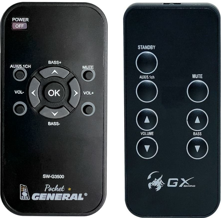 Dálkový ovladač General Genius SW-G3500 5.1