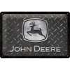 Obraz Retro cedule 200x300 John Deer (Diamond Plate Black)