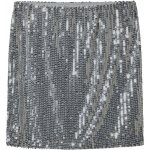 esmara dámská mini sukně s flitry stříbrná – Zboží Dáma