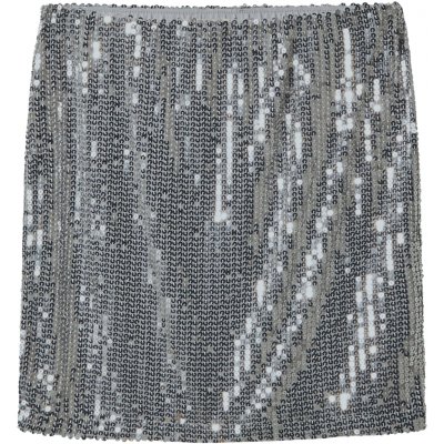 esmara dámská mini sukně s flitry stříbrná – Zboží Dáma