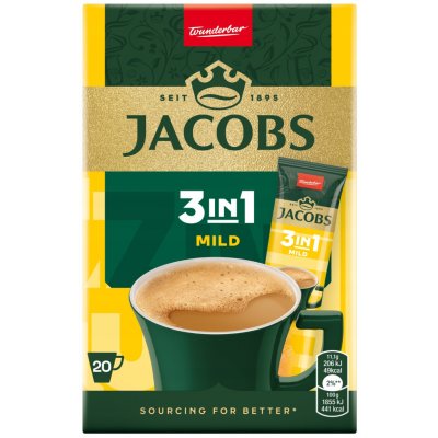Jacobs 3v1 Mild 20 x 11,1 g – Zboží Mobilmania