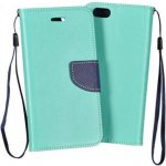 Pouzdro Fancy Book Nokia 5.1 mint navy – Zboží Živě