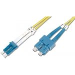 Digitus Fiber Optic Patch Cord, LC-SC, SM 09/125 µ, Duplex, 2m – Hledejceny.cz