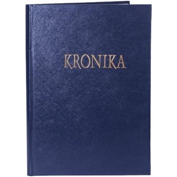 Hospa Kronika A4 bez tisku modrá 100 listů