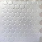 PAVEMOSA 3D samolepící mozaika bílá hexagon 30 x 30 cm – Sleviste.cz
