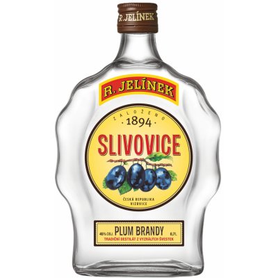 R. Jelínek Slivovice 3y 45% 0,7 l (holá láhev)