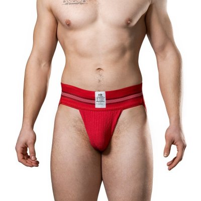 Jocksy MM Jockstrap 3″ červené pánské jocksy – Sleviste.cz