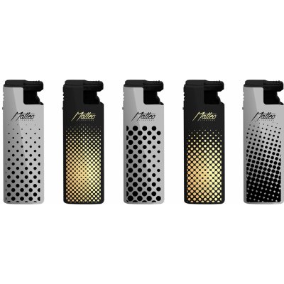 piezo TURBO MatteoShiny Metall CaseBlack-yellow dots – Zbozi.Blesk.cz