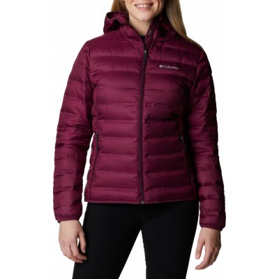 Columbia Lake 22 Down Hooded Jacket 1859682616 bordo – Zboží Mobilmania