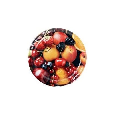 Toro Víčko na zavařovací sklenice 10ks, 66mm, motiv fruits 3175066 – Zboží Mobilmania