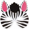 Dětský karnevalový kostým JUNIOR-ST Maska na obličej ZEBRA 17 3x /1ks 455713