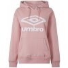 Dámská mikina Umbro AS Lg Oh Hd Ld99 Pale Pink/Wh