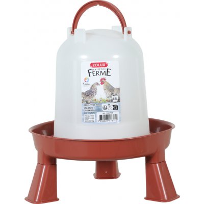 Zolux napáječka stojící červené 5 l – Zboží Mobilmania