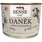 Falco Sense Cat daněk a hovězí 200 g – Hledejceny.cz