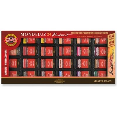 KOH-I-NOOR Souprava akvarelových barev 1636S2402 portrét 24 barev – Hledejceny.cz