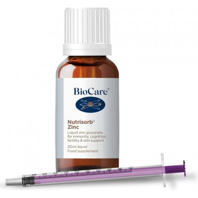 Biocare Nutrisorb Tekutý zinek vegan kapky 30 ml – Hledejceny.cz