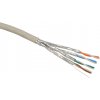 síťový kabel Solarix SXKD-6A-STP-LSOH STP cat6A, drát, 500m