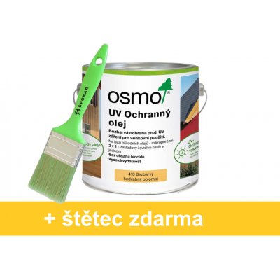 Osmo 410 UV ochranný olej Extra 0,75 l Bezbarvý – HobbyKompas.cz