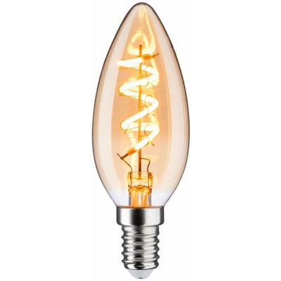 Paulmann Vintage Edition LED svíčka E14 230V 4W 1800K stmívatelné zlatá – Sleviste.cz