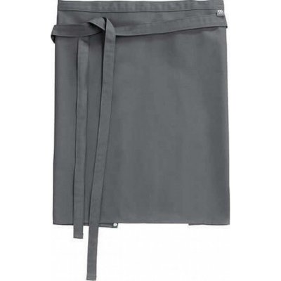 CG Workwear Gastro zástěra Roma odolná proti pomačkání 50 x 78 cm: šedá střední 50 x 78 cm CGW123 – Hledejceny.cz
