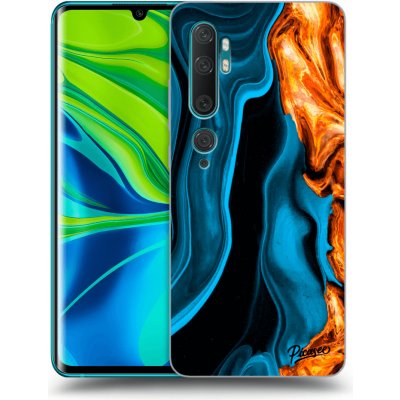 Pouzdro Picasee silikonové Xiaomi Mi Note 10 Pro - Gold blue černé – Zbozi.Blesk.cz