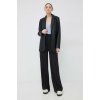Dámské klasické kalhoty Calvin Klein dámské široké high waist K20K205217.PPYX černé