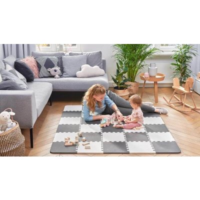 Kinderkraft Pěnová podložka na puzzle Luno 150 x 180 cm černá 30 ks – Zbozi.Blesk.cz