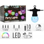 PROGARDEN KO-AF5300210 Světelný řetěz LED PARTY 10 žárovek 7,5 m – Hledejceny.cz