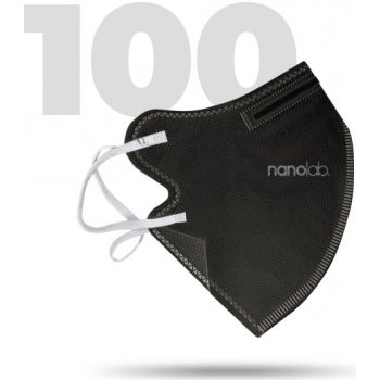 Nanolab nano respirátor FFP2 černý 100 ks