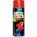 DecoColor 400 ml Barva ve spreji DECO lesklá RAL 3000 červená ohnivě – HobbyKompas.cz