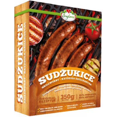 Brajlović Sudžukice hovězí grilovací klobásky 350 g – Zboží Dáma