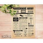 Narozeninové noviny 1950 - jednostranné – Hledejceny.cz