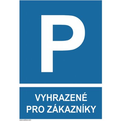 Walteco Vyhrazeno pro zákazníky 210x297mm, formát A4, plastová tabulka , 20308 – Zboží Mobilmania