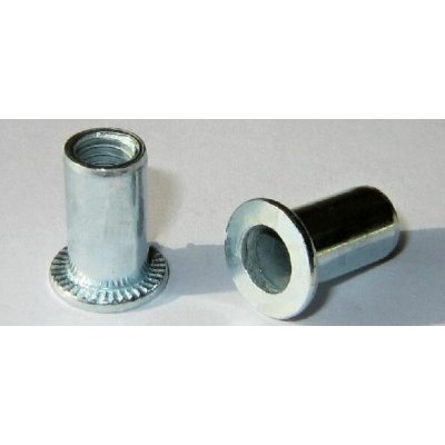 Ocelové nýtovací matice, plochá hlava M4 PH (50ks) – Sleviste.cz