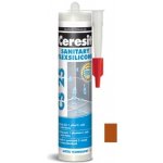 Ceresit CS 25 sanitární silikon 280 g clinker – Zboží Mobilmania