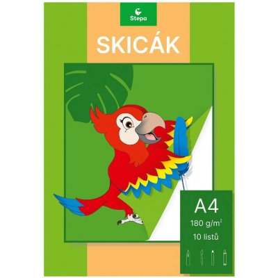Stepa Skicák A4 10 listů 400082 – Hledejceny.cz