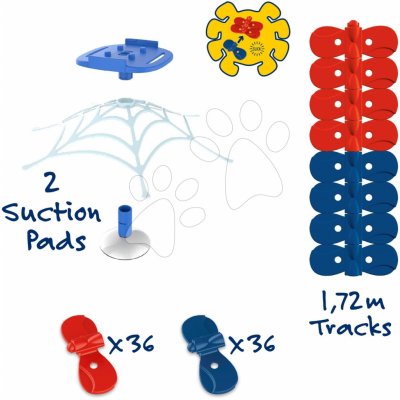 Flextrem Náhradní díly k flexibilní autodráze Spidey Marvel Refill Smoby 72 dílů 1,72 metrů od 4 let – Zboží Mobilmania