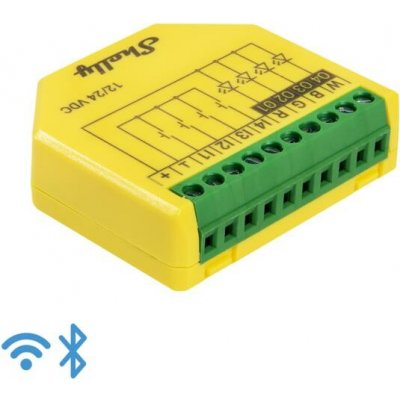 SHELLY Plus RGBW PM Modul řízení LED pásků, WiFi, Bluetooth – Sleviste.cz