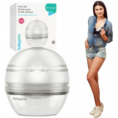 BABYONO Odsávačka a sběrač mateřského mléka Milk Me 2v1 – Zboží Dáma