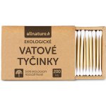 Allnature Ekologické vatové tyčinky 200 ks – Zboží Dáma