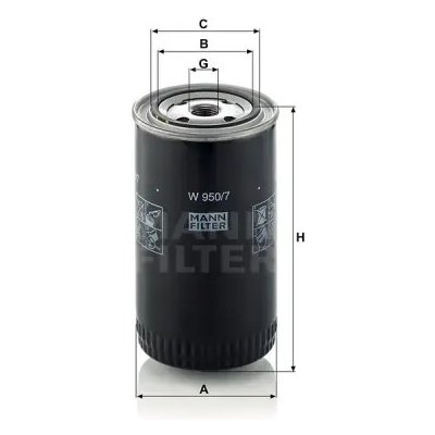 MANN FILTER Filtr hydrauliky W 950/7 – Hledejceny.cz