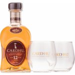 Cardhu 12y 40% 0,7 l (dárkové balení 2 sklenice) – Zbozi.Blesk.cz