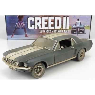 Greenlight Ford usa Mustang Coupe 1967 Adonis Creed's Ii Matt Black 1:18 – Zbozi.Blesk.cz