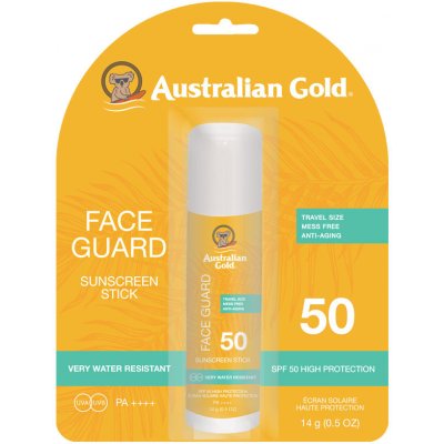 Australian Gold Face Guard Stick praktická tyčinka SPF50 14 g – Zbozi.Blesk.cz