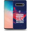 Pouzdro a kryt na mobilní telefon Samsung Picasee Ultimate Case Samsung Galaxy S10 Plus FC Viktoria Plzeň E