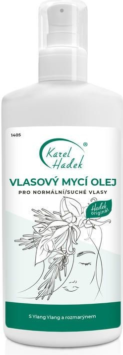 Karel Hadek vlasový mycí olej pro suché vlasy 200 ml