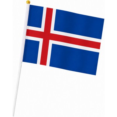 WARAGOD Mávající vlajka 30 x 40 cm, Island – Hledejceny.cz