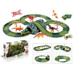 ALLTOYS Variabilní dráha s dinosaury a tunelem 144 dílů – Zboží Dáma