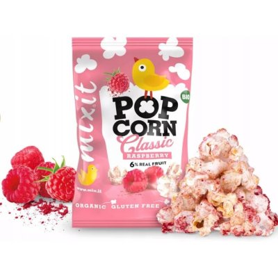 Mixit bio popcorn do kapsy-malina 13 g – Zboží Dáma