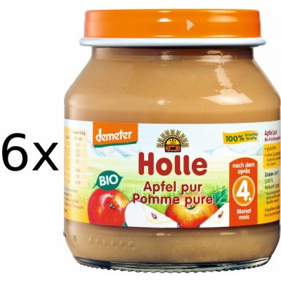 Holle Bio 100% jablíčko 6 x 125 g – Zboží Mobilmania